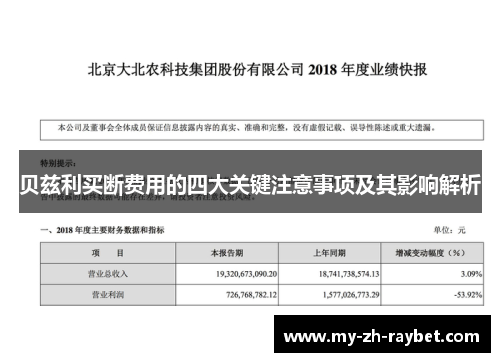 贝兹利买断费用的四大关键注意事项及其影响解析